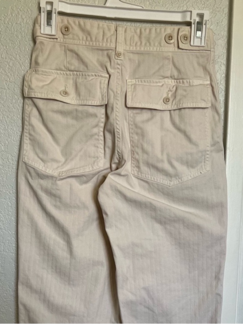 Madewell The Perfect Vintage Wide-Leg Pant Utility Edition Cream High Rise - Picture 8 of 11